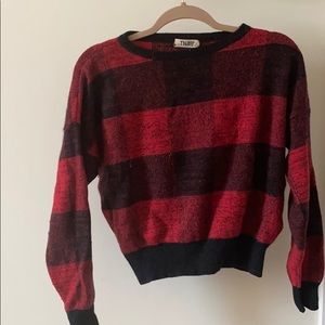 TNA plaid sweater! So soft and cozy